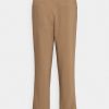 Pantalons Anna Field Taille Beige Femme | RNQ-3349872